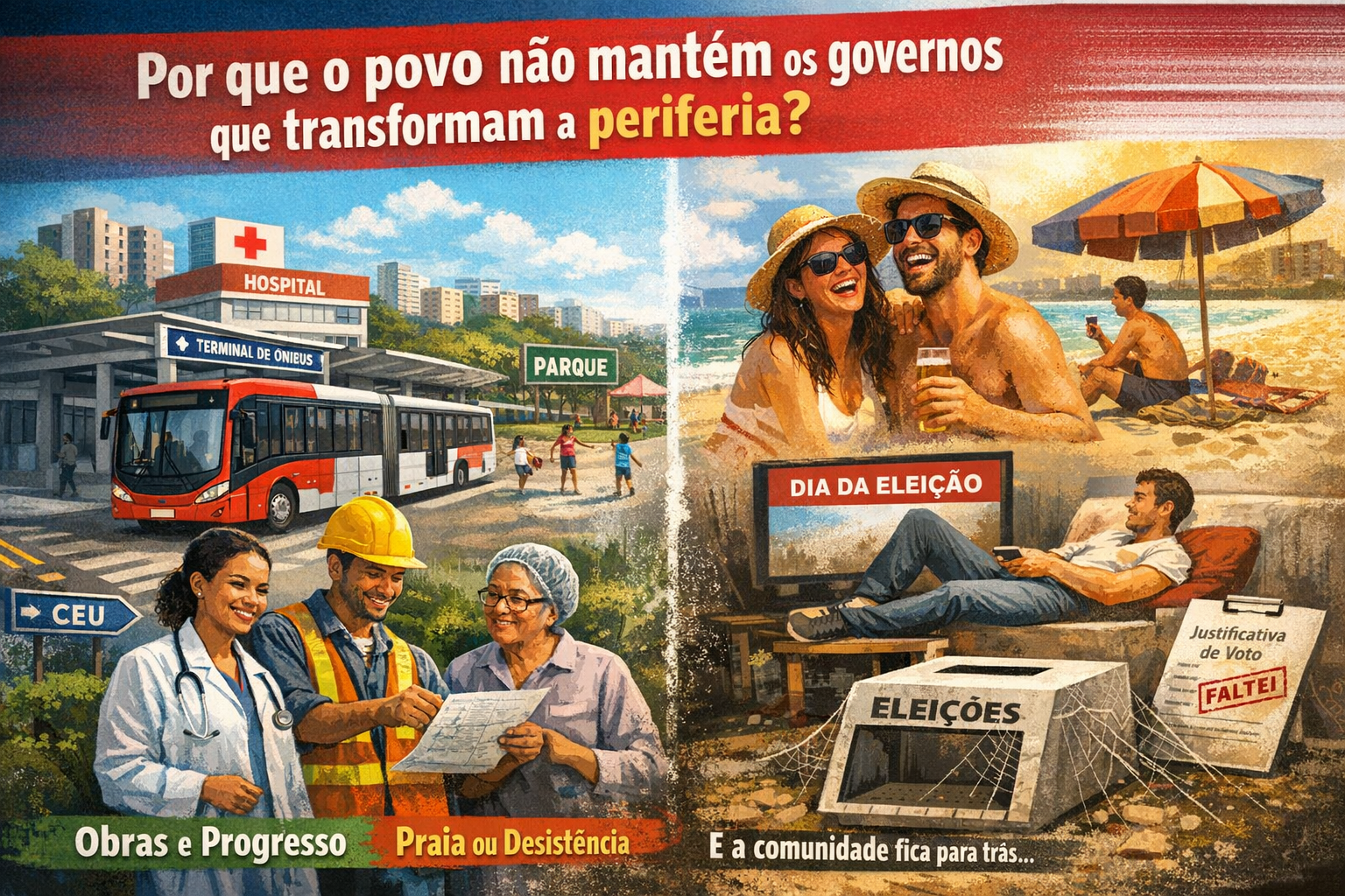 "PARA REFLETIR" PROGRESSO OU INDIFERENÇA