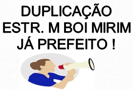 PREFEITURA E COMUNIDADE DESCUTINDO A DUPLICAÇÃO DA ESTRADA DE M BOI MIRIM