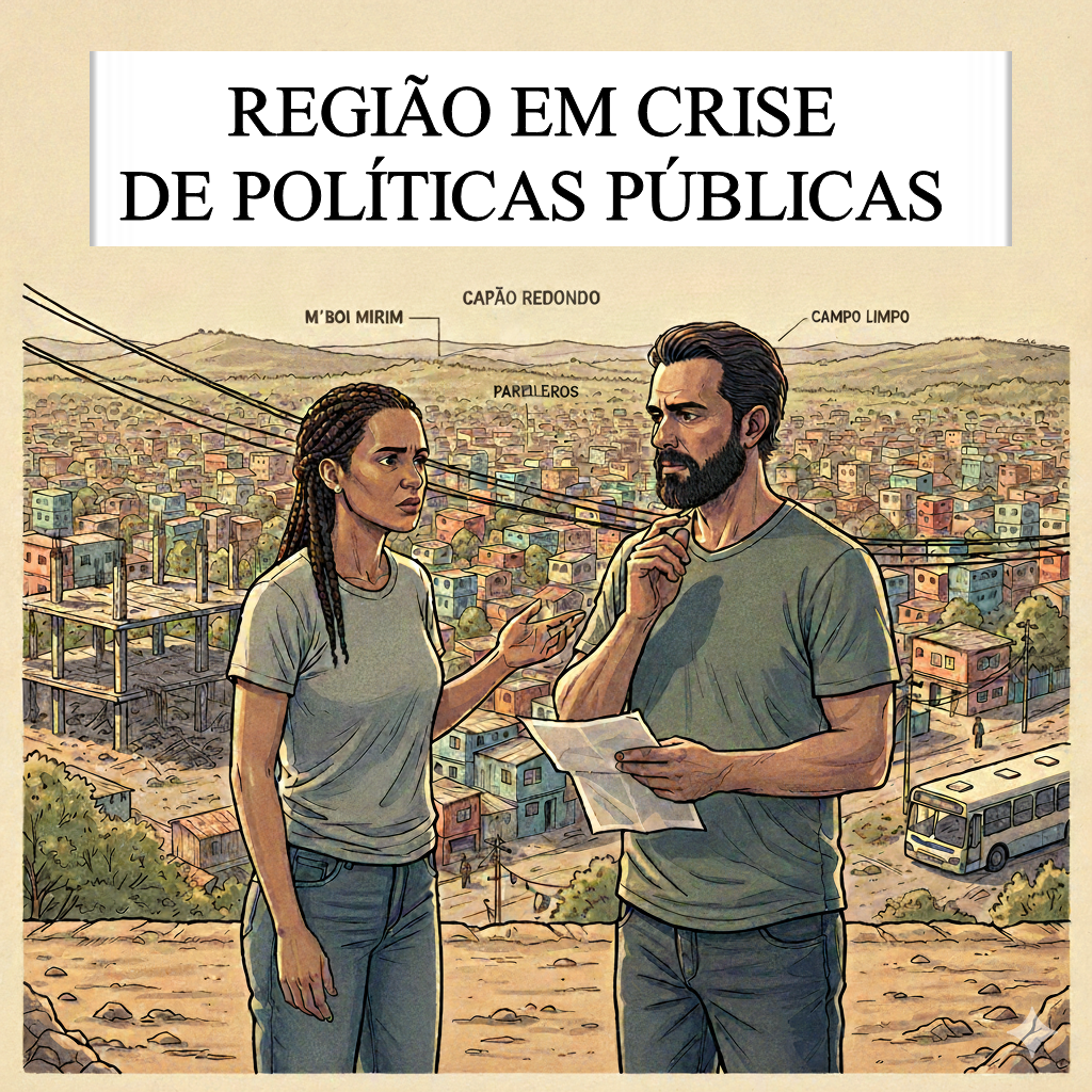 Região em Colapso: ZONA SUL DE SÃO PAULO  Saúde, Educação, Transporte e Infraestrutura em Crise na Periferia